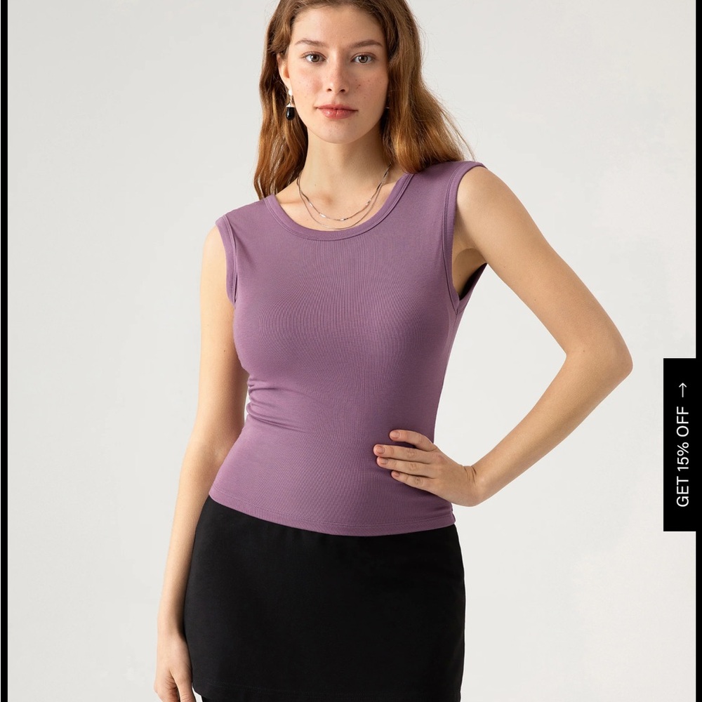 OGL Purple Sleeveless Top